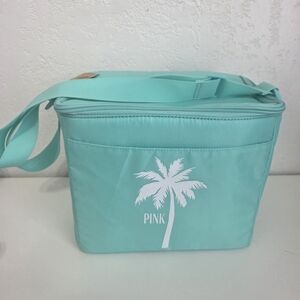 PINK Victoria's Secret Aqua Insulated Tote Bag
